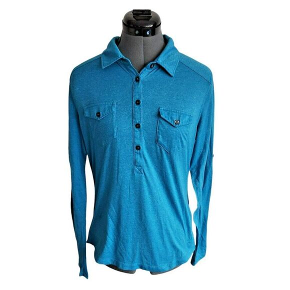 Marmot Roll Tab Sleeve Henley‎ Shirt - Picture 1 of 3